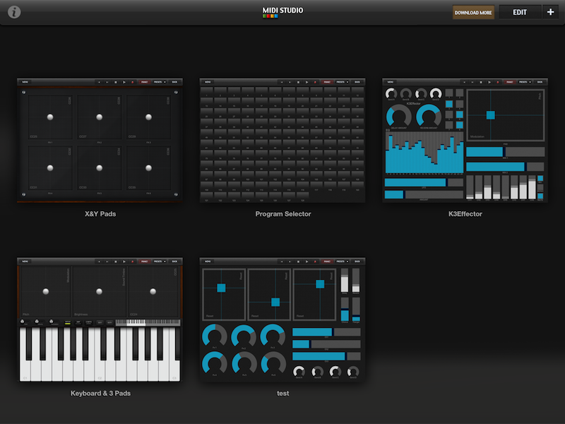 midi studio ipad